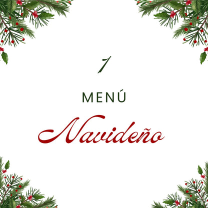 Menú Navideño 1 · Belleza Esencial