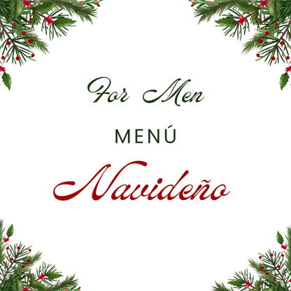 Menú Navideño For Men · Cuidado Masculino Premium